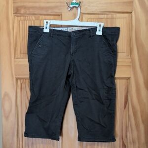 Hollister Dark Gray Capris